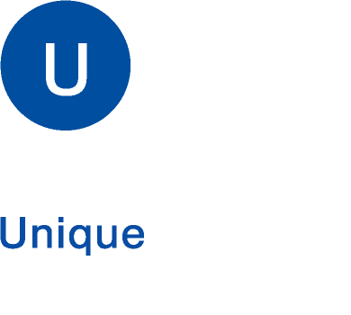 U：Unique